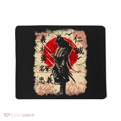 Samurai Japanese Warrior & Bushido Code Swordsman Mousepad