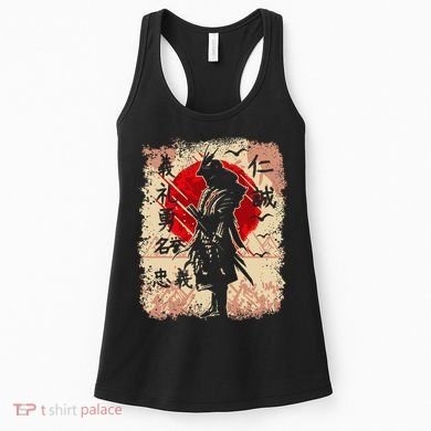 Samurai Japanese Warrior & Bushido Code Swordsman Women's Tank Top