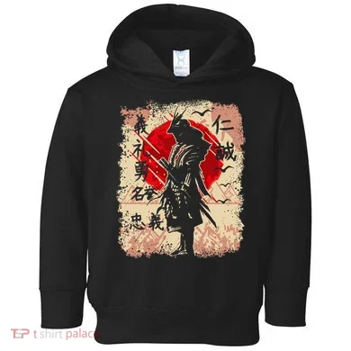 Samurai Japanese Warrior & Bushido Code Swordsman Toddler Hoodie