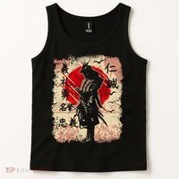 Samurai Japanese Warrior & Bushido Code Swordsman Tank Top thumb 2