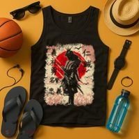Samurai Japanese Warrior & Bushido Code Swordsman Tank Top thumb 4