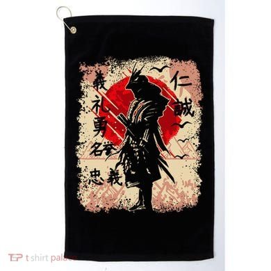 Samurai Japanese Warrior & Bushido Code Swordsman Golf Towel