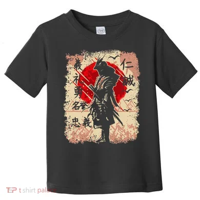 Samurai Japanese Warrior & Bushido Code Swordsman Toddler T-Shirt