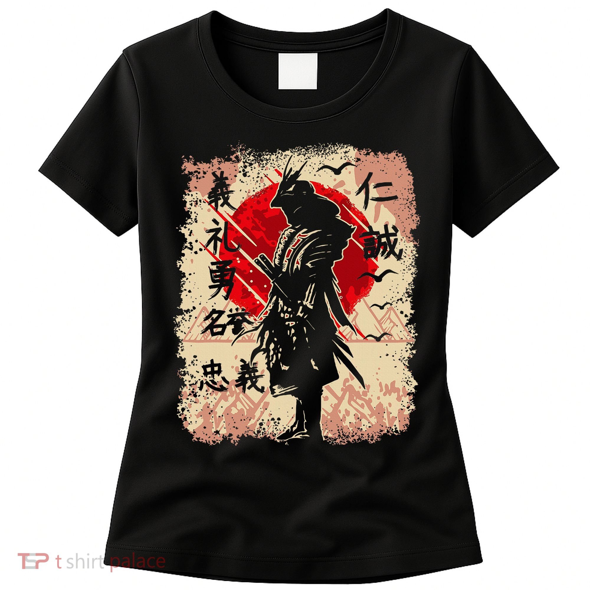 Samurai Japanese Warrior & Bushido Code Swordsman Women's T-Shirt