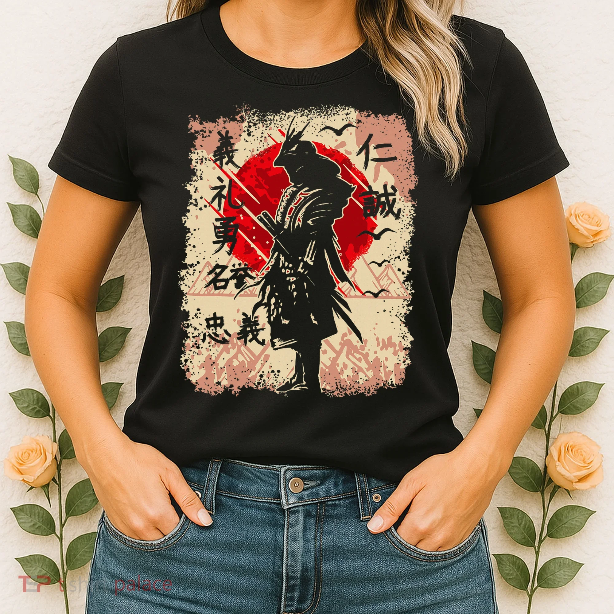 Samurai Japanese Warrior & Bushido Code Swordsman Women's T-Shirt