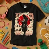 Samurai Japanese Warrior & Bushido Code Swordsman Kids T-Shirt thumb 3