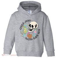 Skeleton Just Wanna Have Rum Summer Beach Party Toddler Hoodie thumb 0