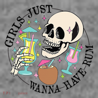 Skeleton Just Wanna Have Rum Summer Beach Party Toddler Hoodie thumb 2