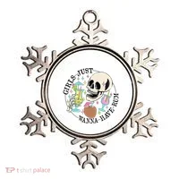 Skeleton Just Wanna Have Rum Summer Beach Party Ornament thumb 0