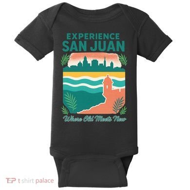 San Juan Where Old Meets New Baby Bodysuit