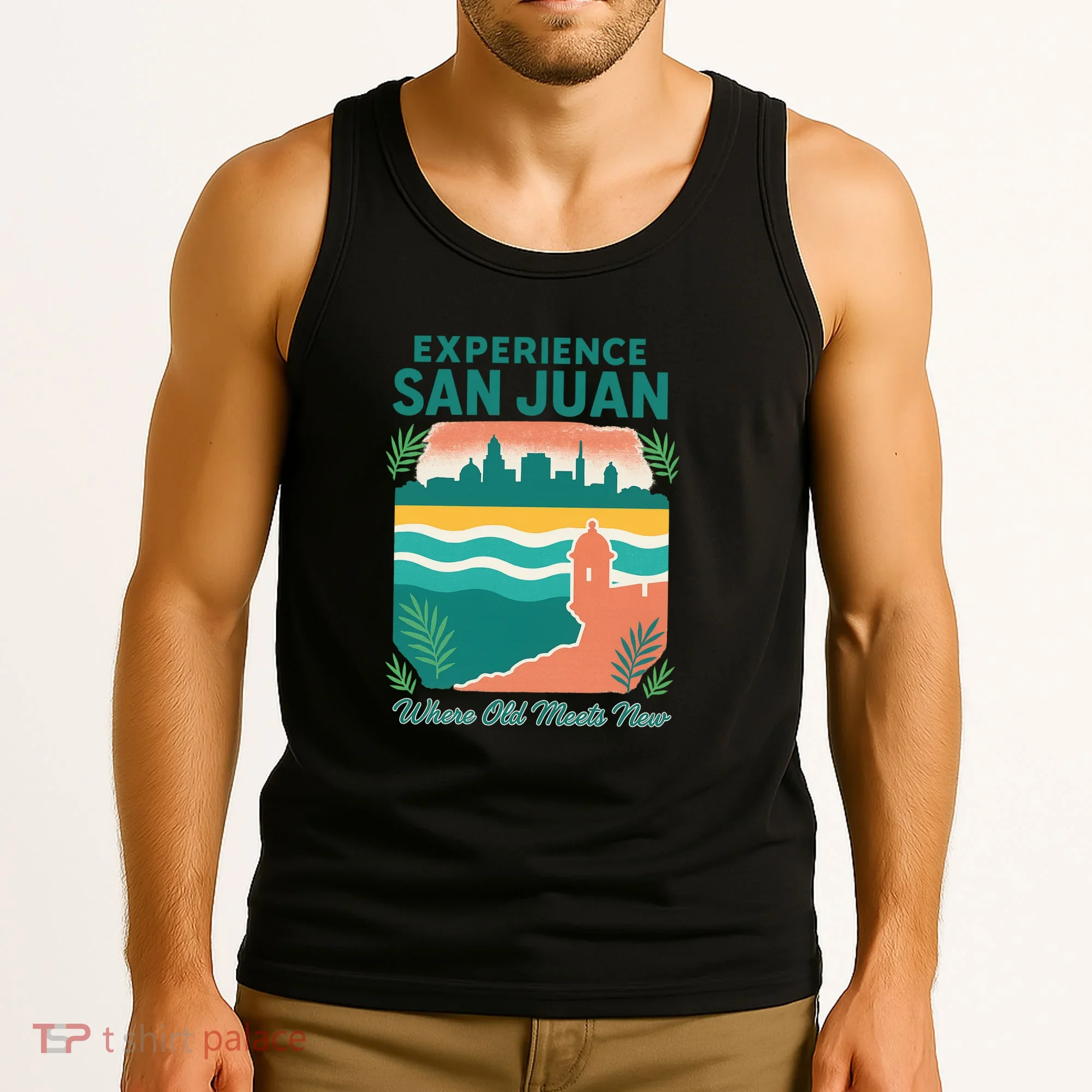 San Juan Where Old Meets New Tank Top