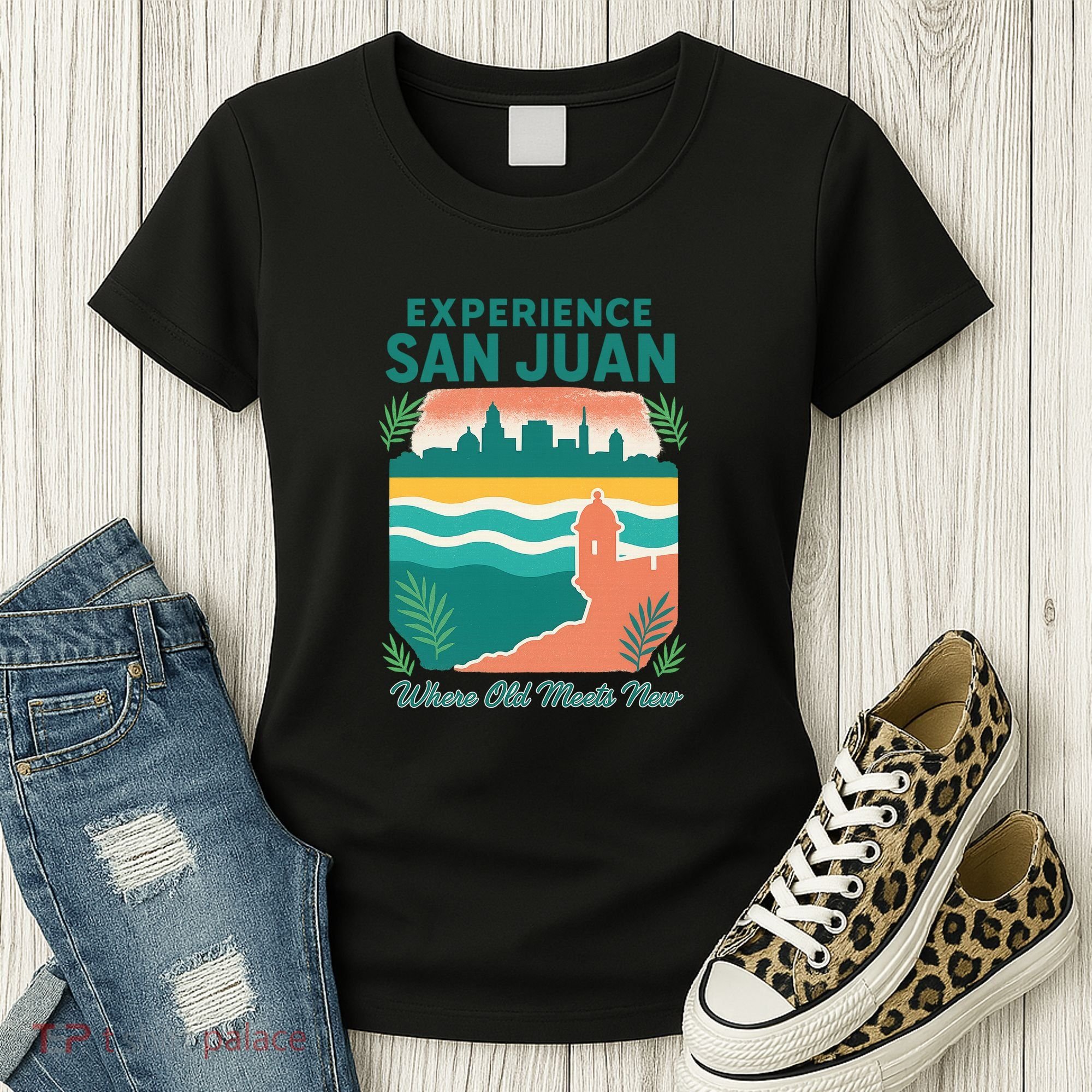 San Juan Where Old Meets New Women's T-Shirt