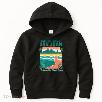 San Juan Where Old Meets New Kids Hoodie