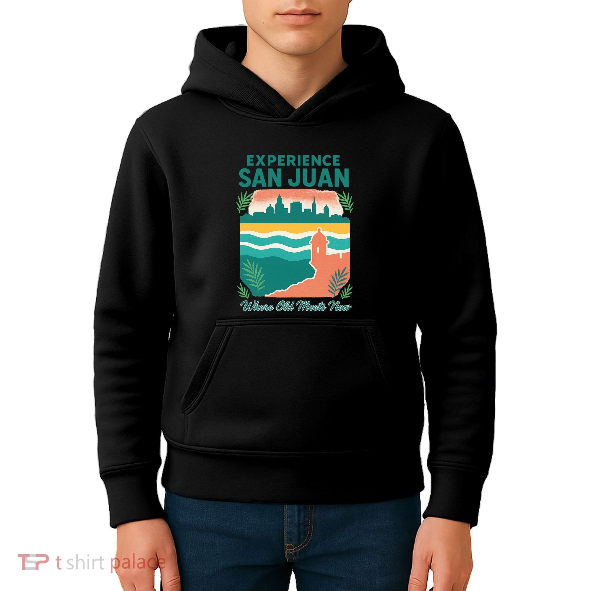 San Juan Where Old Meets New Kids Hoodie