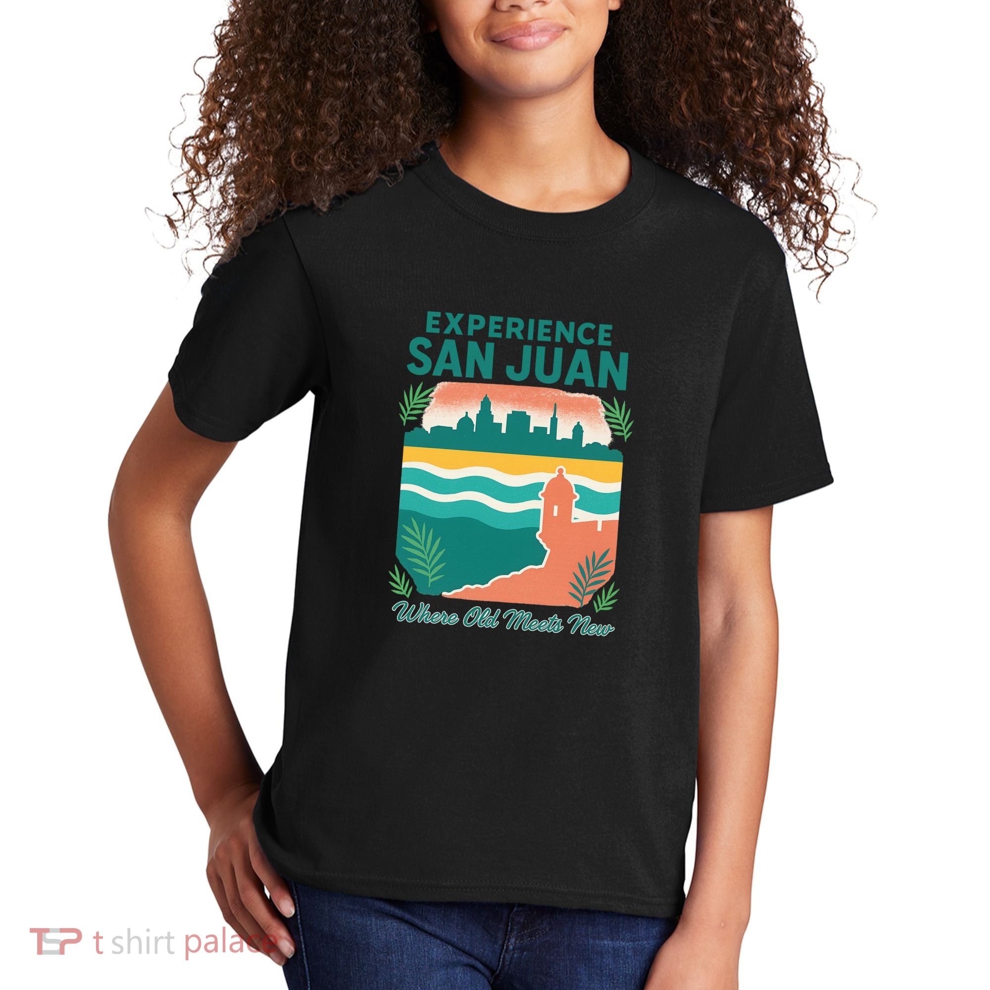 San Juan Where Old Meets New Kids T-Shirt