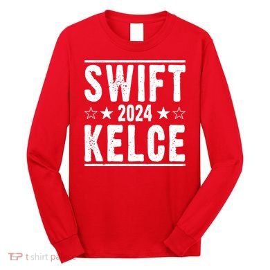 Swift Kelce 2024 Election Funny Long Sleeve Shirt