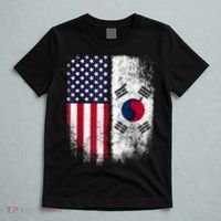 South Korean American Flag Korea Usa America Gift T-Shirt thumb 5