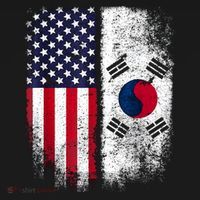 South Korean American Flag Korea Usa America Gift Women's Hoodie thumb 2