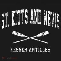St. Kitts And Nevis Vintage Nautical Paddles Sports Oars T-Shirt thumb 7