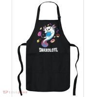 Snaxolotl Kawaii Axolotl Eats Candy Snacks Amphibian Apron thumb 0