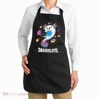 Snaxolotl Kawaii Axolotl Eats Candy Snacks Amphibian Apron thumb 2