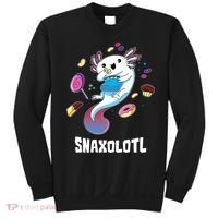 Snaxolotl Kawaii Axolotl Eats Candy Snacks Amphibian Sweatshirt thumb 0