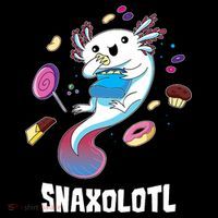 Snaxolotl Kawaii Axolotl Eats Candy Snacks Amphibian Coffee Mug thumb 5