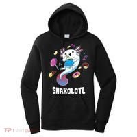 Snaxolotl Kawaii Axolotl Eats Candy Snacks Amphibian Women's Hoodie thumb 0