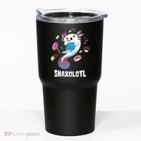 Snaxolotl Kawaii Axolotl Eats Candy Snacks Amphibian Tumbler thumb 0