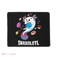Snaxolotl Kawaii Axolotl Eats Candy Snacks Amphibian Mousepad thumb 0