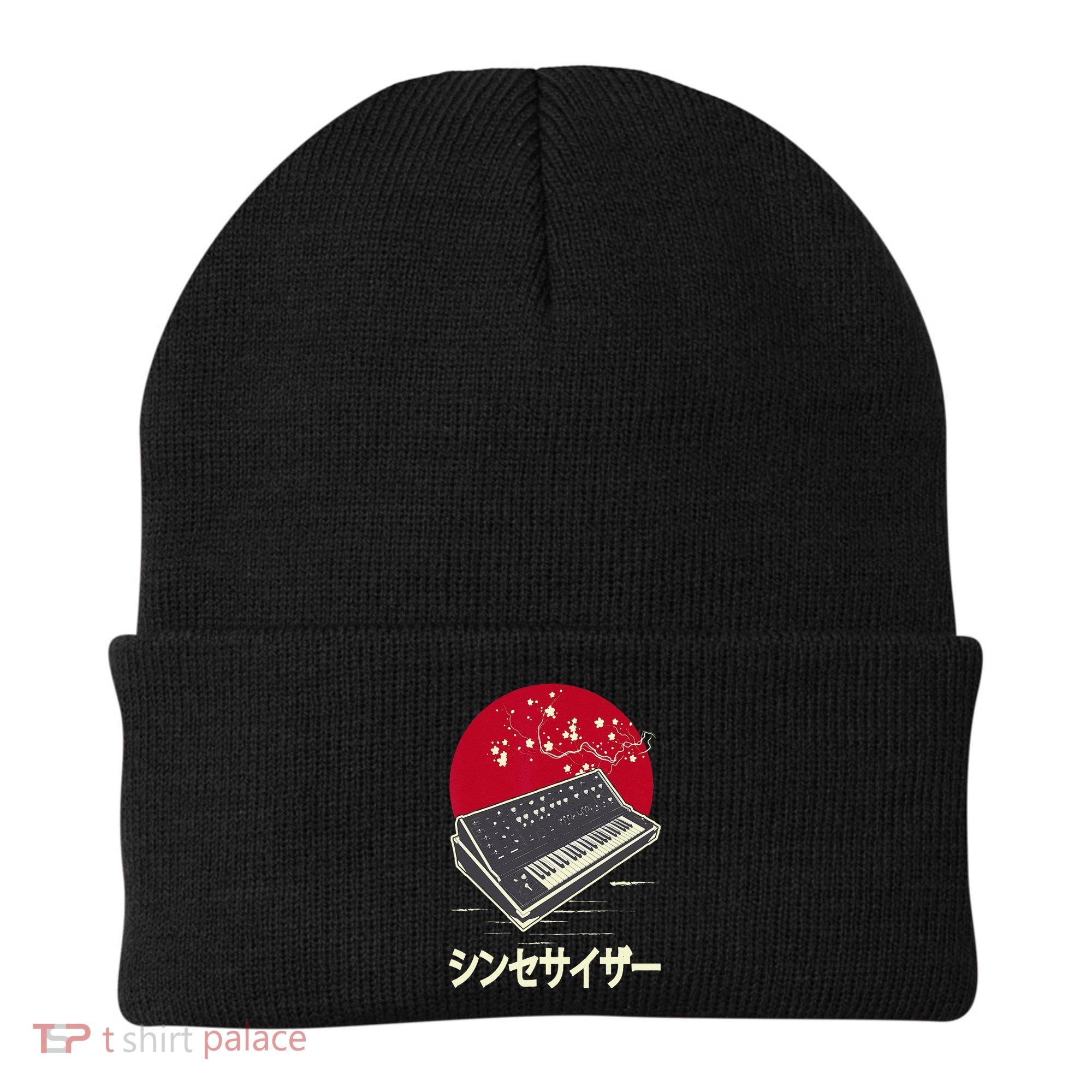 Synthesizer Keyboard Analog Modular Japanese Synth Beanie