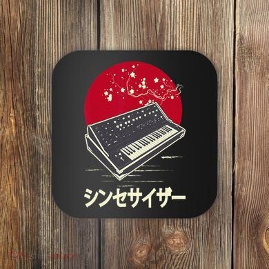 Synthesizer Keyboard Analog Modular Japanese Synth Coaster