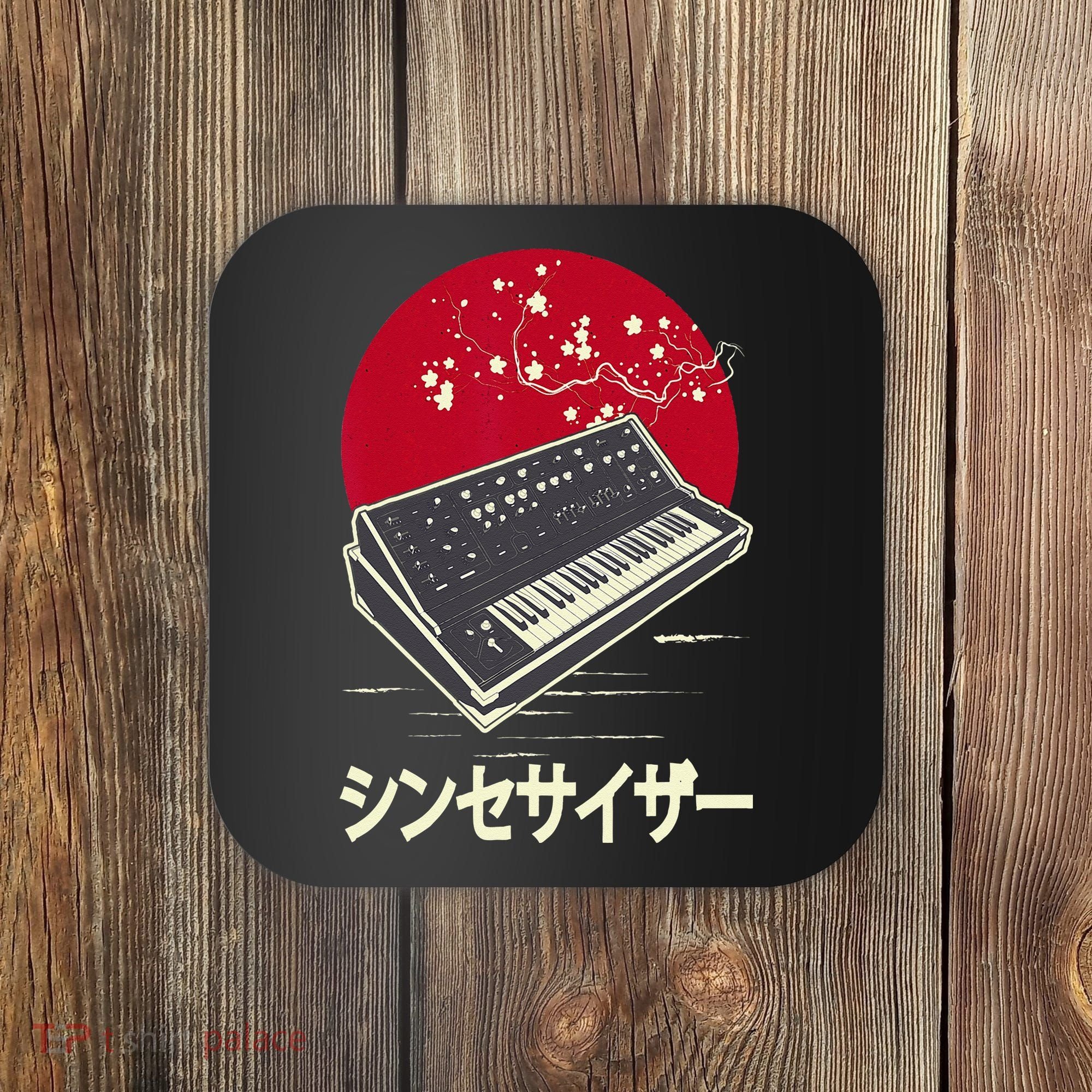 Synthesizer Keyboard Analog Modular Japanese Synth Coaster