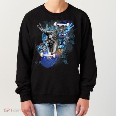 Skateboard Collage Women's Sweatshirt