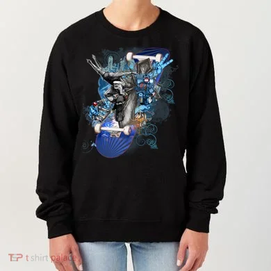 Skateboard Collage Women's Sweatshirt