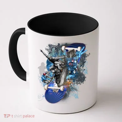 Skateboard Collage Coffee Mug