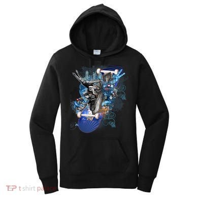 Skateboard Collage Women's Hoodie