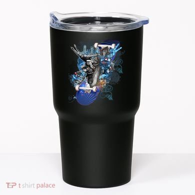 Skateboard Collage Tumbler