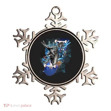 Skateboard Collage Ornament