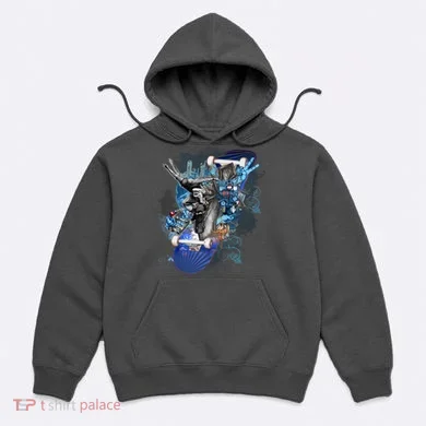 Skateboard Collage Hoodie