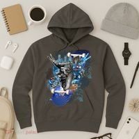 Skateboard Collage Hoodie thumb 3