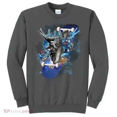 Skateboard Collage Sweatshirt