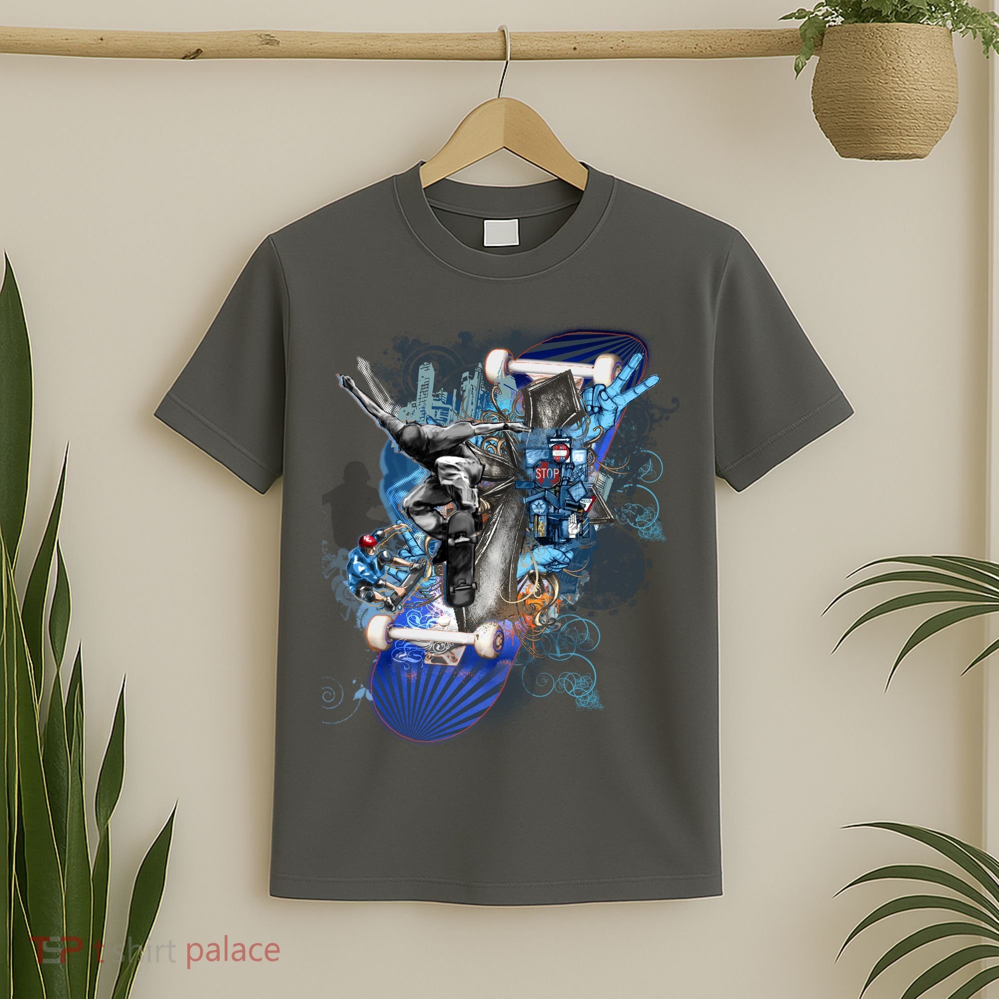 Skateboard Collage T-Shirt