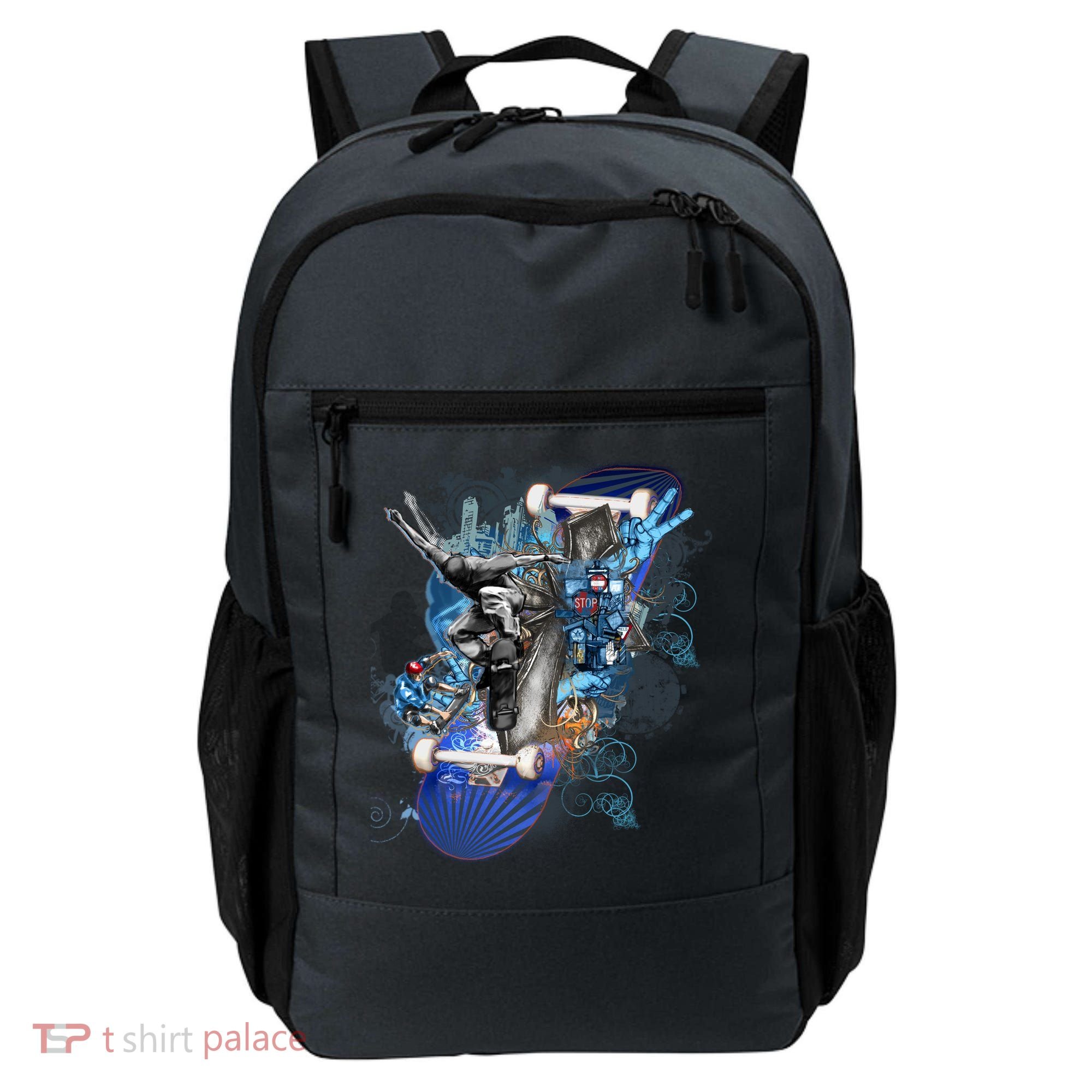 Skateboard Collage Backpack
