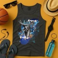 Skateboard Collage Tank Top thumb 4