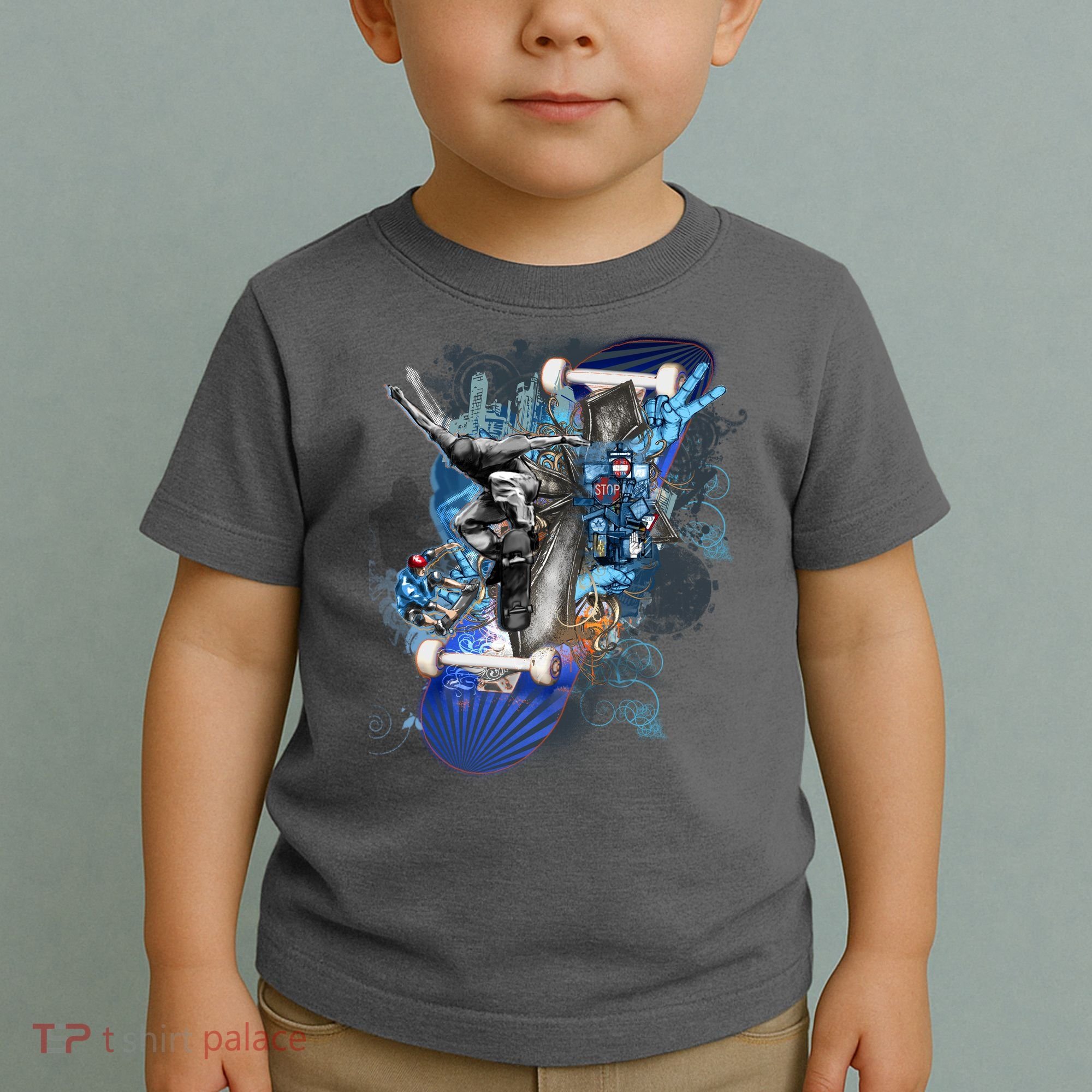 Skateboard Collage Toddler T-Shirt