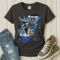 Skateboard Collage Women's T-Shirt thumb 3