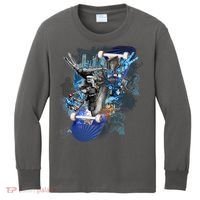 Skateboard Collage Kids Long Sleeve Shirt thumb 0