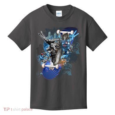 Skateboard Collage Kids T-Shirt