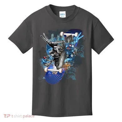 Skateboard Collage Kids T-Shirt